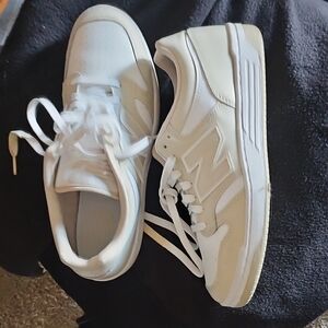 New Balance White Athletic Shoes